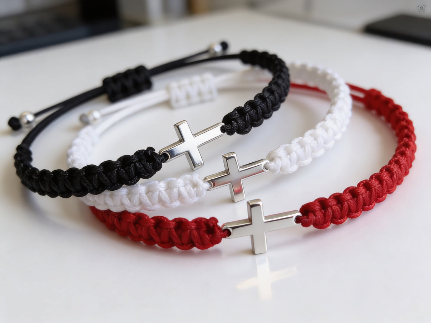 Stylish Cross Friendship Bracelet Set